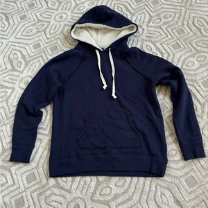 BNWOT Aerie AE American Eagle Navy Hoodie Fleece Lined Small S